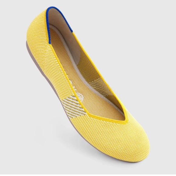 ROTHY'S Rounded Toe Flats in Sunshine - Picture 1 of 9